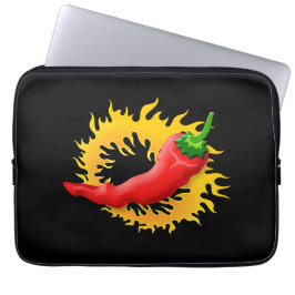 Funda Para Portátil Pimienta con llama