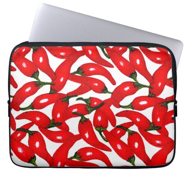 Funda Para Portátil Pimientos Picantes  (Frente)