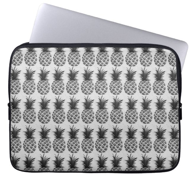 Funda Para Portátil Piña de Black&white (Frente)