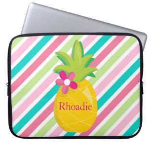 Funda Para Portátil Piña de bonito con rayas