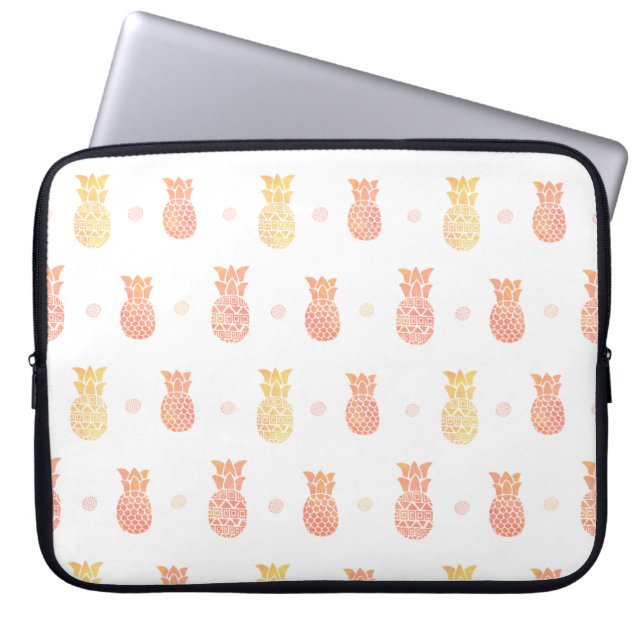 Funda Para Portátil Piña fresca del verano (Frente)