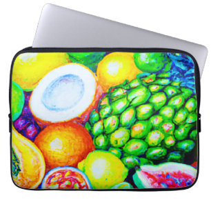 Funda Para Portátil Piña y fruta tropical. ¡Hazte con una en Zazzle