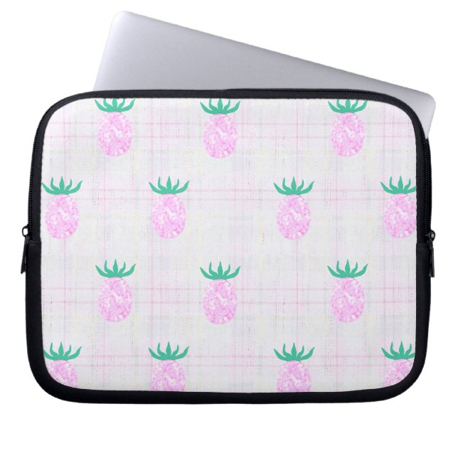 Funda Para Portátil Piñas de granja (Frente)