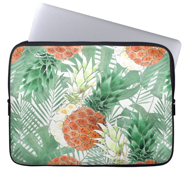 Funda Para Portátil Piñas, parejas dulces. (Frente)