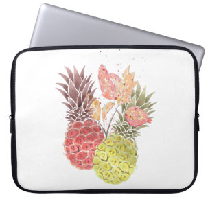 Funda Para Portátil Piñas, parejas dulces.