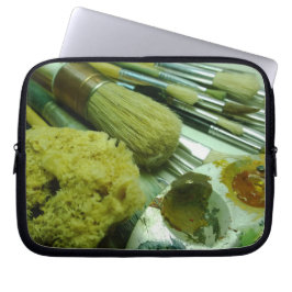 Funda Para Portátil Pinceles y pintura