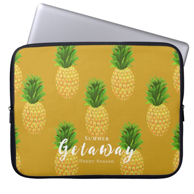Funda Para Portátil Pineapple Mustard (Frente)