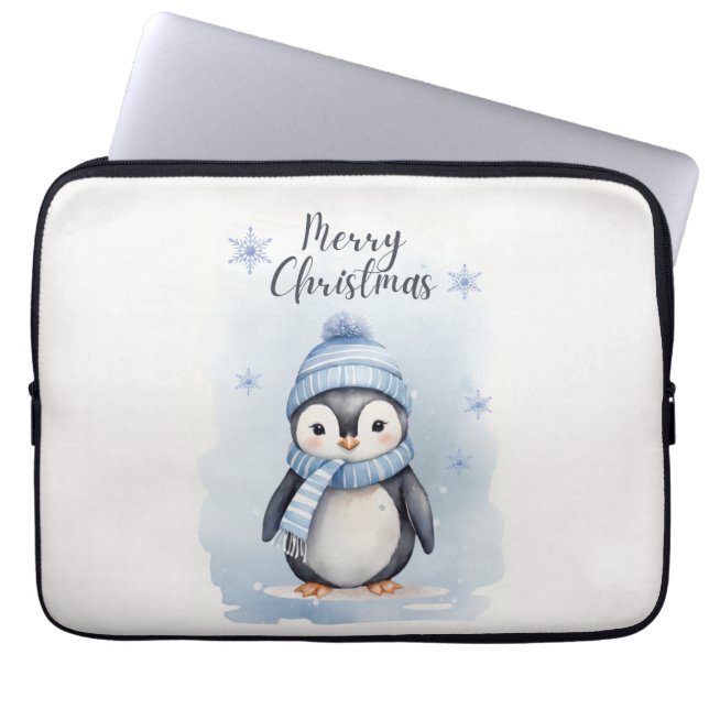 Funda Para Portátil "Pingüino lindo" (Frente)