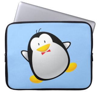 Funda Para Portátil Pingüino lindo del dibujo animado