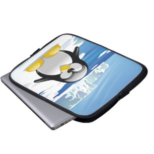 Funda Para Portátil Pingüino loco