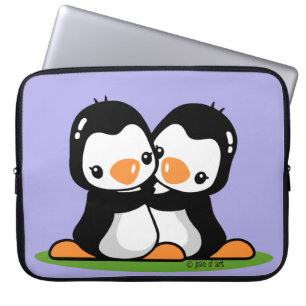 Funda Para Portátil Pingüinos