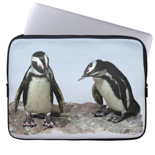 Funda Para Portátil Pingüinos (Frente)