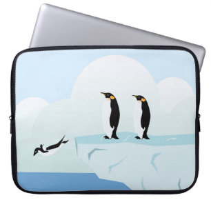 Funda Para Portátil Pingüinos