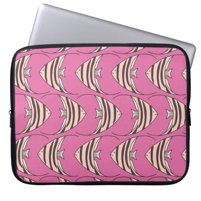 Funda para portátil Pink Angel Fish (Frente)