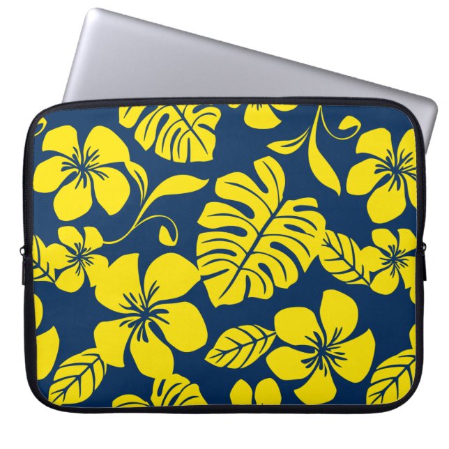 FUNDA PARA PORTÁTIL PINK BIKINI (AZUL OSCURO/AMARILLO) (Frente)