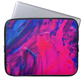Funda Para Portátil Pink, Purple and Blue Acrylic Painting