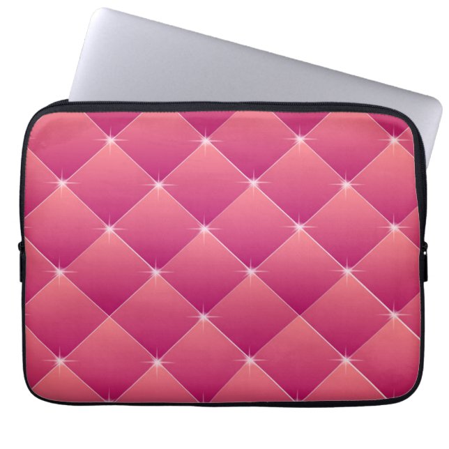 Funda Para Portátil Pink Quiled (Frente)