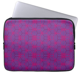 Funda Para Portátil Pink retro geometric pattern 