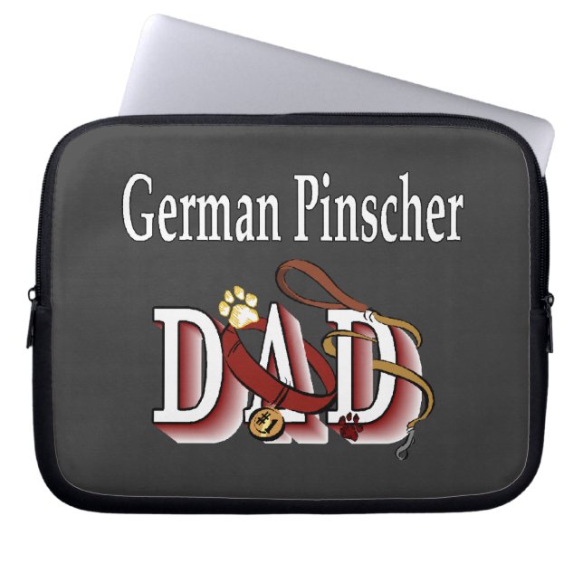 Funda Para Portátil Pinscher Dad (Frente)