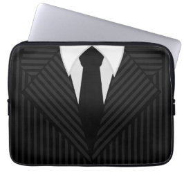 Funda Para Portátil Pinstripe Suit y Atar Mangas para Portátiles Guay 