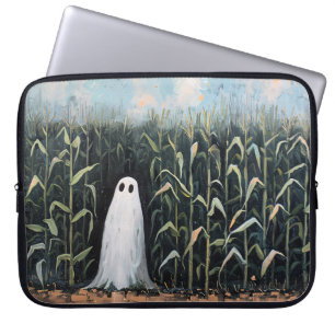 Funda Para Portátil Pintado caprichoso de campo de maíz