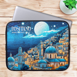 Funda Para Portátil Pintando Positano Costa Amalfitana Italia Viaje de