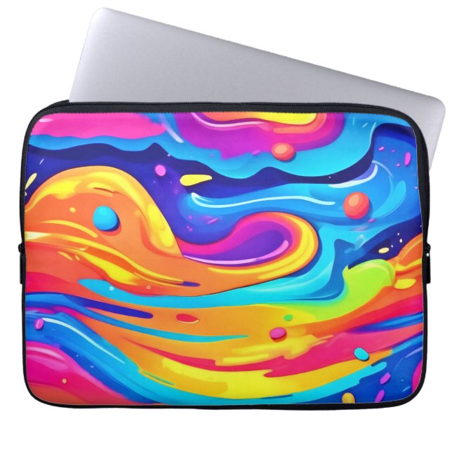 Funda Para Portátil Pintar cósmicamente Swirls (Frente)