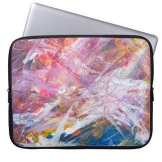 Funda Para Portátil Pintura abstracta de arañazos multicolores