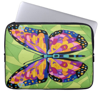 Funda Para Portátil Pintura abstracta de mariposa