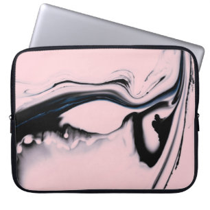 FUNDA PARA PORTÁTIL PINTURA ABSTRACTA DE ROPA NEGRA EN EL FONDO DE PAS