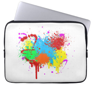 Funda Para Portátil Pintura abstracta de salpicaduras de pintura bonit