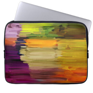 Funda Para Portátil Pintura abstracta Resumen colorido del artículo