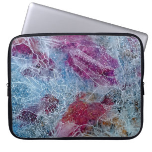 Funda Para Portátil Pintura abstracta rosa y azul
