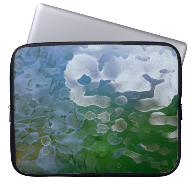 Funda Para Portátil Pintura abstracta sobre concreto. 2.º ilustracion. (Frente)