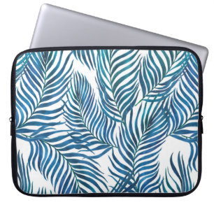 Funda Para Portátil Pintura acuarela sin fisuras de patrón tropical