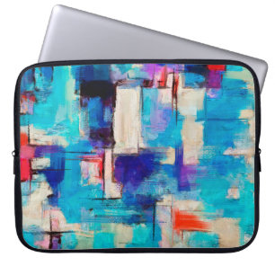 Funda Para Portátil Pintura brillante dibujada a mano, fondo de impres