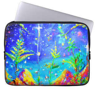 Funda Para Portátil Pintura Cuta "Selva Estelar". ¡Hazte con una en Za
