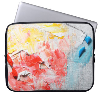 Funda Para Portátil pintura de aceite de color sobre pintura de lienzo