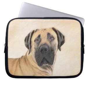 Funda Para Portátil Pintura de Boerboel - Arte Perro Original Cuto
