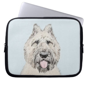 Funda Para Portátil Pintura de Bouvier des Flandres - Arte original de