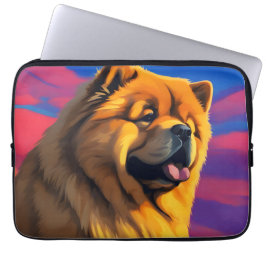 Funda Para Portátil Pintura de Chow Chow