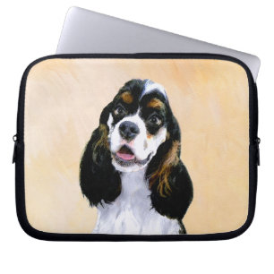 Funda Para Portátil Pintura de Cocker Spaniel (Parti) - Arte Perro Ori