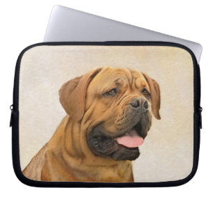 Funda Para Portátil Pintura de Dogue de Burdeos - Arte de perro origin