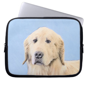 Funda Para Portátil Pintura de Golden Retriever - Cute original Dog Ar
