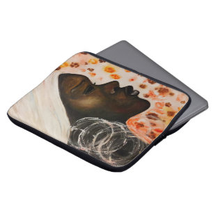 Funda Para Portátil Pintura de la mujer de la manga de la computadora 