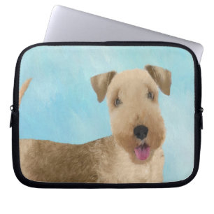 Funda Para Portátil Pintura de Lakeland Terrier - Arte de Perro Origin