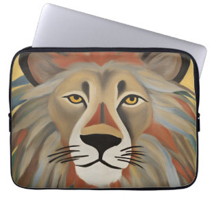 Funda Para Portátil Pintura de león