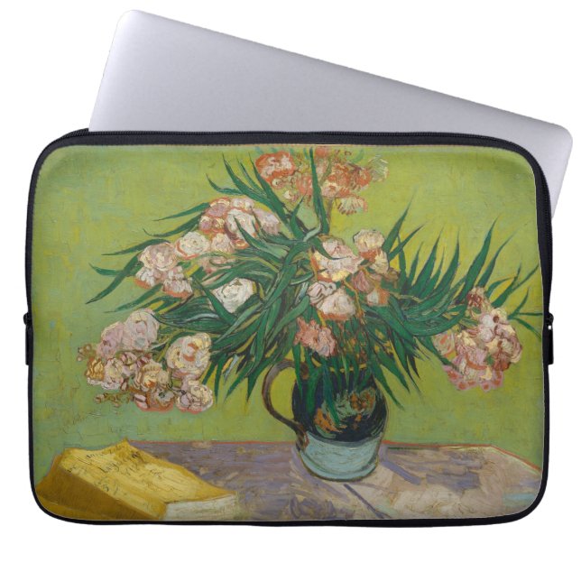 Funda Para Portátil Pintura de Oleander Van Gogh (Frente)
