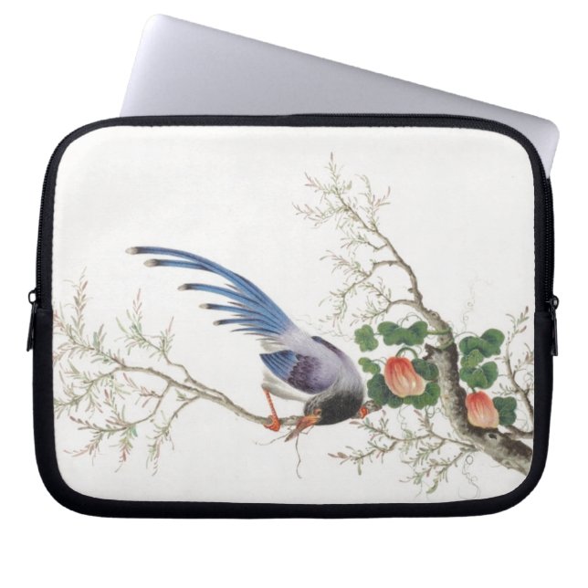 Funda Para Portátil Pintura de pájaro china (Frente)