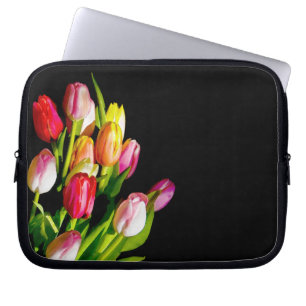 Funda Para Portátil Pintura de tulipán - Arte de flores original